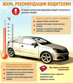 Одинцовских водителей предупреждают: жаркая погода может провоцировать опасные ДТП