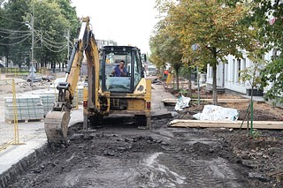Ход благоустройства центральной части города