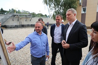 Глава Одинцовского городского округа проверил ход реконструкции очистных сооружений