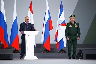Международный военно-технический форум «Армия-2021» официально открыт. Старт форуму и Армейским международным играм дал Президент России Владимир Путин