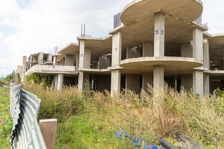 Недостроенный объект в ЖК «Гусарская баллада»