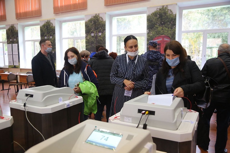 В Одинцовском округе стартовало трехдневное голосование на выборах в Госдуму и Мособлдуму, Сентябрь