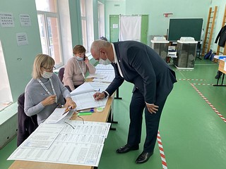 Явка избирателей в Одинцовском городском округе по состоянию на 15:00 субботы, 18 сентября, составила 17,05%