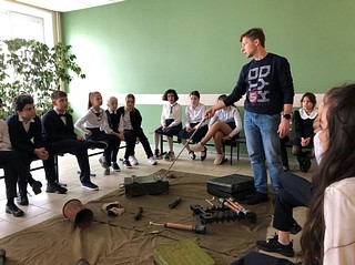 Экспозиция была посвящена Дню солидарности в борьбе с терроризмом