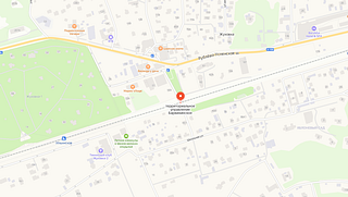 Местоположение переезда на карте