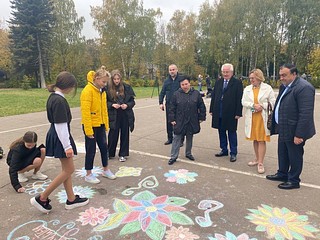 Мероприятие прошло в Лесногородской школе и было приурочено ко Дню учителя