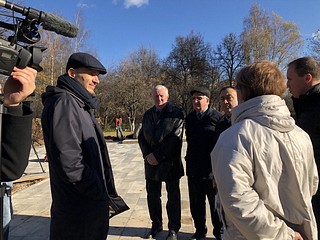 В инспекции принял участие депутаты Московской областной Думы от «Единой России» Дмитрий Голубков и Лариса Лазутина