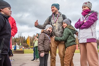 Участие в празднике приняли несколько десятков семей
