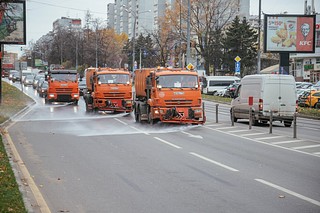 Уборка дорог перед зимним сезоном
