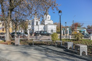 Сквер в Звенигороде