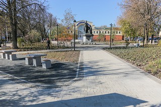 Сквер в Звенигороде