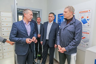 Обновленный офис осмотрел глава Одинцовского округа Андрей Иванов