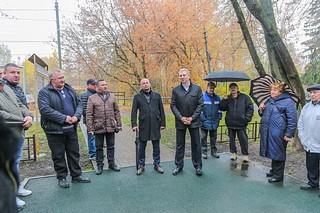 С жителями военного городка встретился глава Одинцовского округа Андрей Иванов