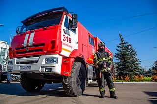 В ходе тренировки были продемонстрированы возможности аварийно-спасательных и аварийно-восстановительных подразделений