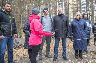 На встрече главы Одинцовского округа с жителями Новой Трехгорки обсудили план по благоустройству пруда на окраине микрорайона