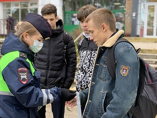 Акция была направлена на предупреждение ДТП с участием пешеходов