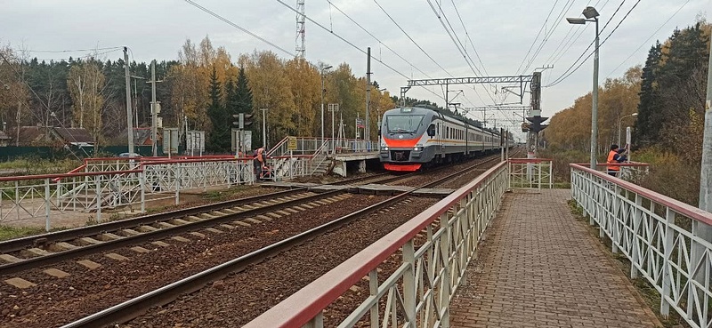 Очередной случай гибели на железнодорожном транспорте произошёл 12 октября на 42 км перегона «Одинцово — Голицыно», Октябрь
