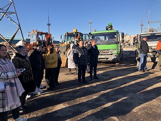 Партийцы организовали для школьников экскурсию на базу одинцовского МБУ «Городское хозяйство»