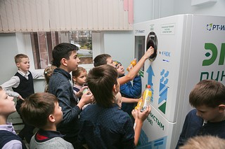 Первые экопункты установили в трех школах Одинцовского округа