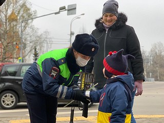 Сотрудники Одинцовской Госавтоинспекции провели профилактическую акцию «Пешеходный переход»