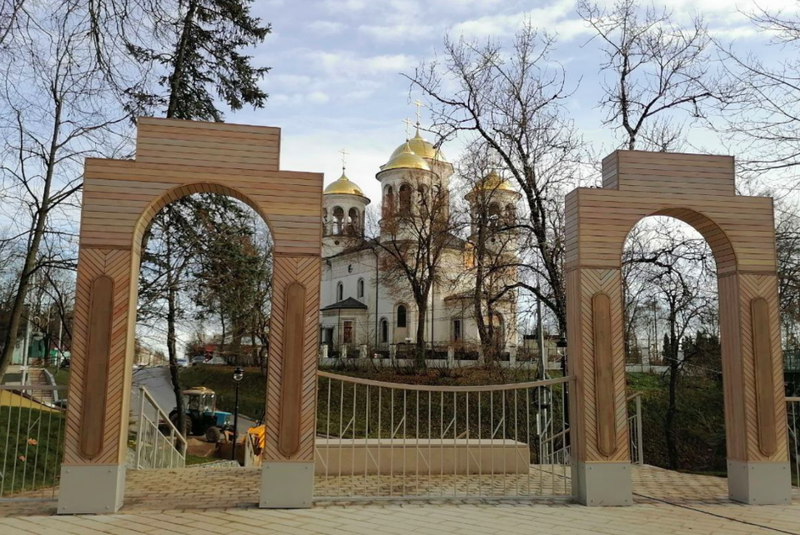Благоустройство Городского парка в Звенигороде выполнено на 80% — Одинцовский городской округ Московской области