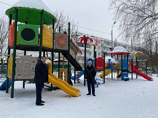 Партийцы территориального управления Жаворонковское проверили, как производится уборка снега в деревнях Щедрино, Сельская Новь и Ликино