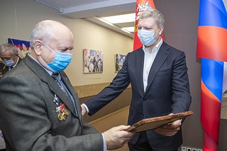 Глава Одинцовского округа Андрей Иванов отметил работу ветеранских объединений округа благодарственными письмами