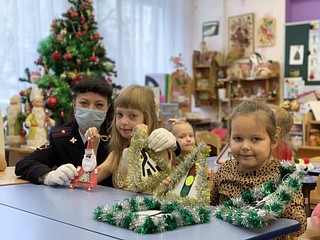 Конкурс провели Одинцовские госавтоинспекторы среди воспитанников Одинцовского детского сада № 82