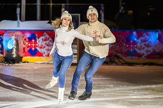 Выступление фигуристов