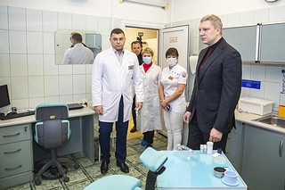 Глава Одинцовского округа проинспектировал фельдшерско-акушерский пункт