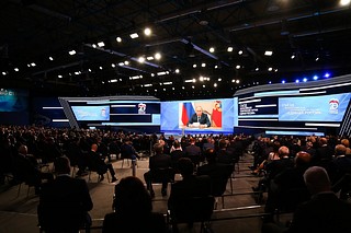 Президент России отметил, что успех партии на выборах определили не лозунги, а созидательная повестка