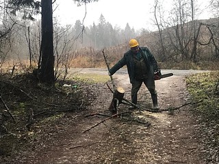В границах Одинцовского и Рузского городских округов специалисты Звенигородского филиала ГКУ МО «Мособллес» расчистили 6 лесных дорог, убрав с подъездных путей к садоводческим товариществам 20 упавших деревьев