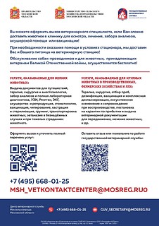 Вет. служба на дом, часть 2