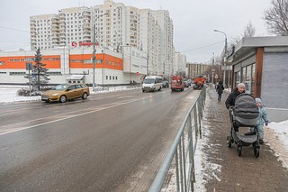 В микрорайоне Новая Трёхгорка запущена выделенная полоса для общественного транспорта