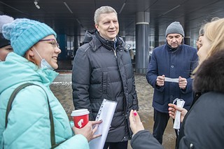 В микрорайоне Новая Трёхгорка запущена выделенная полоса для общественного транспорта