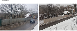 В Звенигороде завершены работы по благоустройству улиц, ул. Фрунзе: до, после