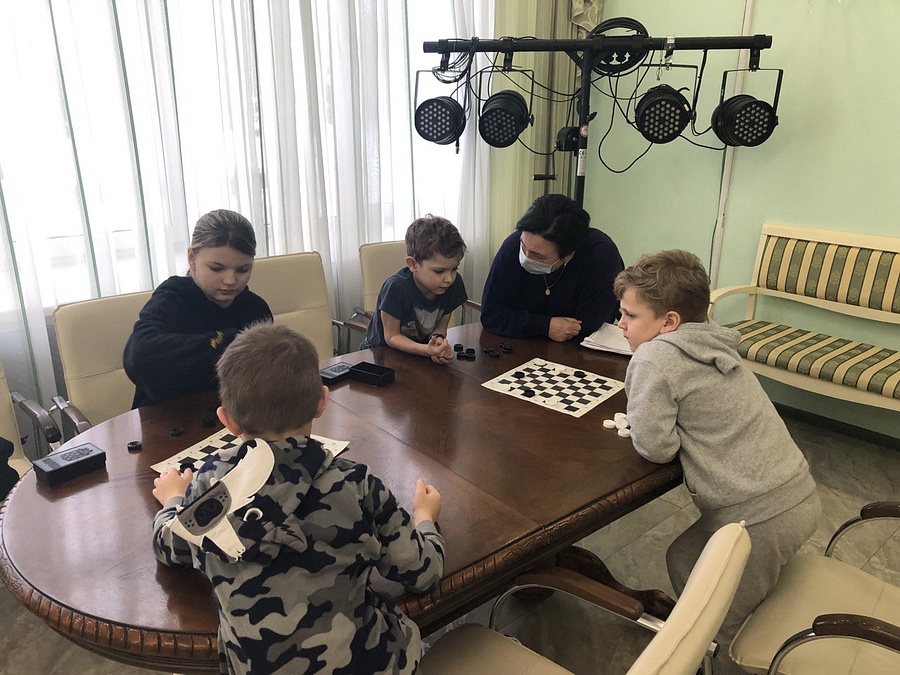 Партийцы поприветствовали участников открытого турнира по шашкам в Назарьево, Январь
