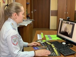 Одинцовские Госавтоинсекторы провели занятие с воспитанниками училища Олимпийского резерва № 2 в городе Звенигород