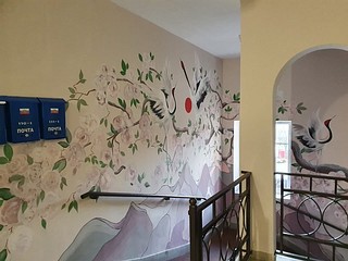 Рисунок в подъезде