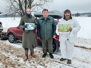 Учебно-тактический выезд проводился на территории Таракановского участкового лесничества