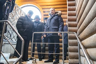 Андрей Иванов проверил подготовку купели в Саввино-Сторожевском монастыре к празднику Крещения