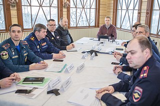 Андрей Иванов проверил подготовку купели в Саввино-Сторожевском монастыре к празднику Крещения