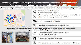 Реализация муниципальной программы ОГО «Развитие инженерной инфраструктуры и энергоэффективности»