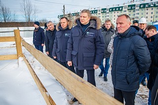 Секретарь Одинцовского отделения «Единой России», глава городского округа Андрей Иванов проинспектировал ход строительства детского садика на 330 воспитанников в Кубинке
