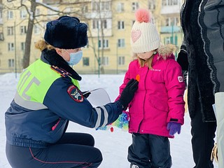 Детям напомнили о безопасности в дворовых территориях