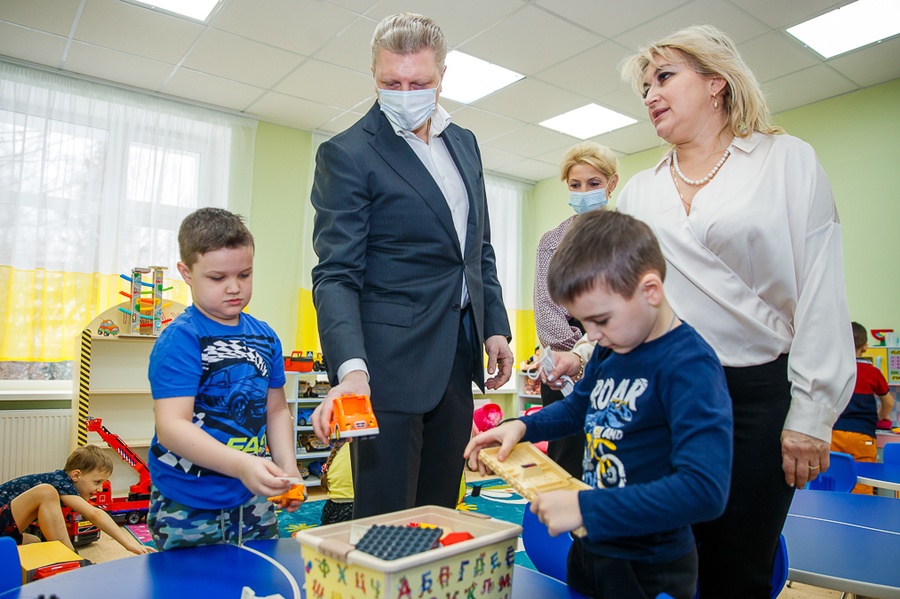 Андрей Иванов 17 февраля побывал в детском саду с итоговой проверкой, Глава Одинцовского округа открыл после реконструкции детский сад на Можайском шоссе, 96