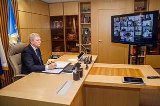 Участие в совещании принимали представители АО «Мособлгаз» и руководители территориальных управлений