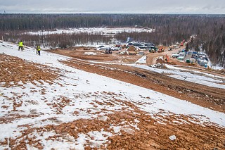 Восстановительные работы на полигоне