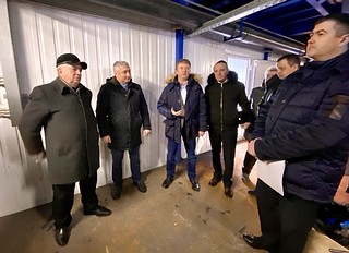 Партийцы проверили готовность новых очистных сооружений в военном городке Кубинка-2