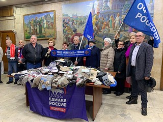 Одинцовские сторонники «Единой России» организовали благотворительную акцию «Доброе тепло»